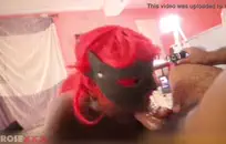 Bbw يحصل على creampie في المطبخ.