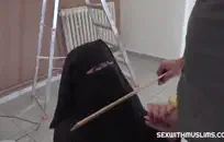 الحمار كبيرة الأبنوس thot استغل من قبل بي بي سي سميكة كبيرة.